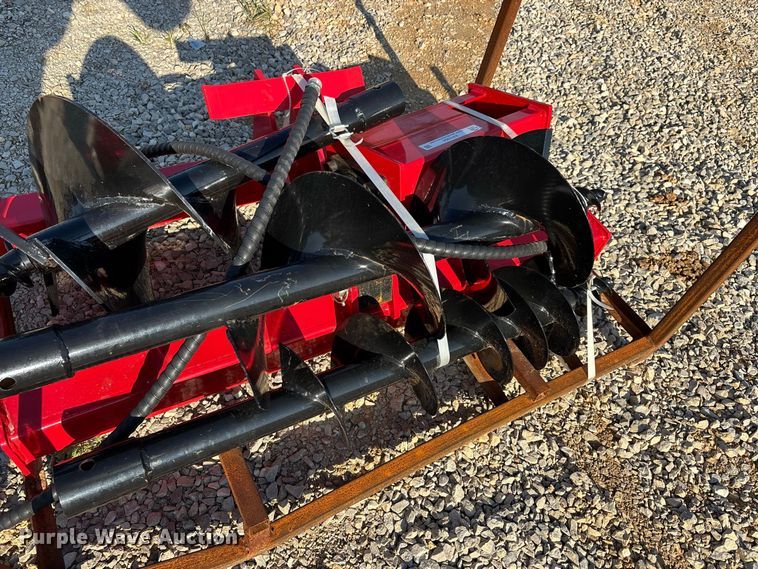 image for item ER3364 GIYI skid steer auger