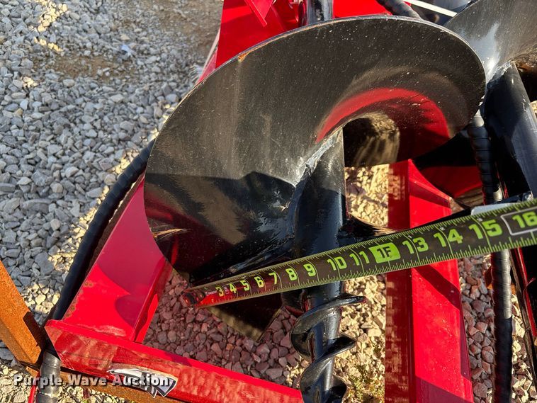 image for item ER3364 GIYI skid steer auger