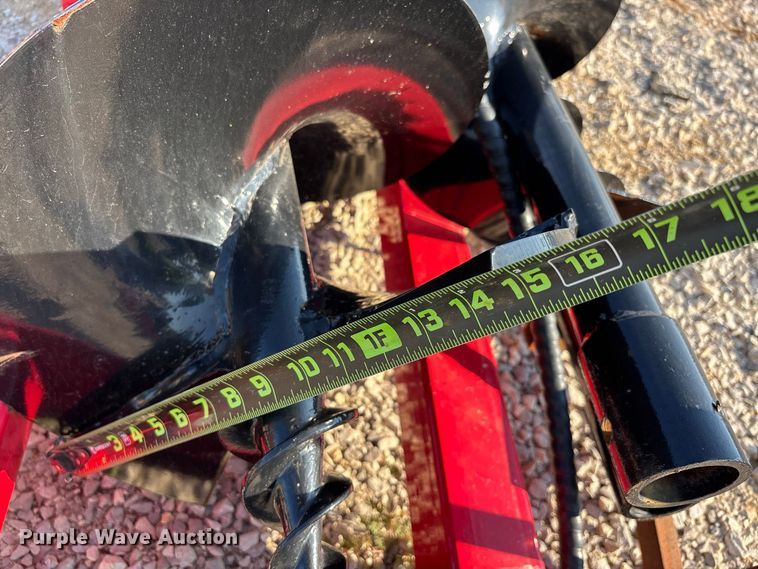 image for item ER3364 GIYI skid steer auger