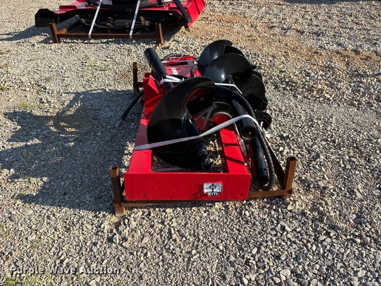 image for item ER3365 GIYI skid steer auger