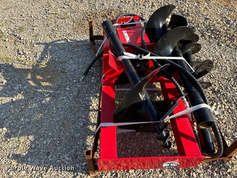image for item ER3365 GIYI skid steer auger