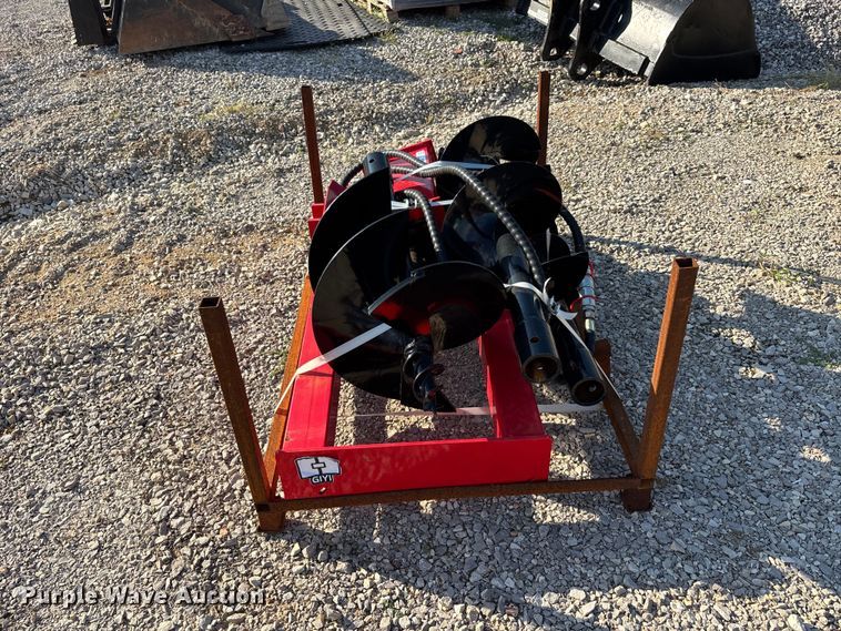 image for item ER3366 GIYI skid steer auger