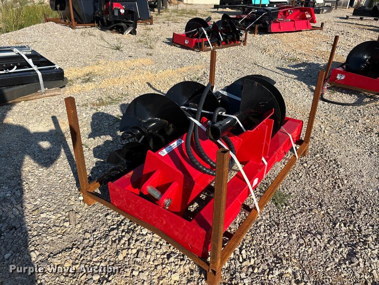 image for item ER3366 GIYI skid steer auger