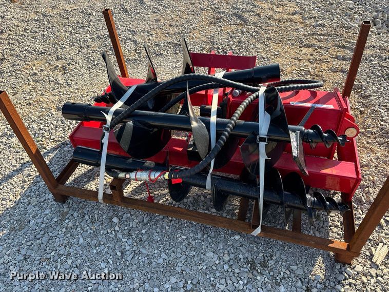 image for item ER3366 GIYI skid steer auger