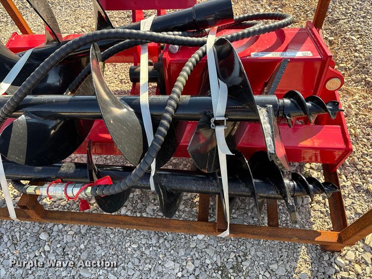 image for item ER3366 GIYI skid steer auger