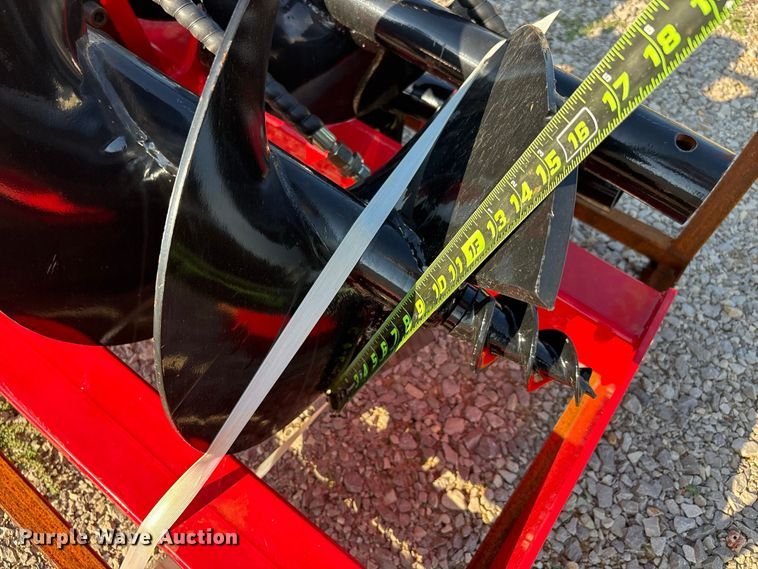 image for item ER3366 GIYI skid steer auger