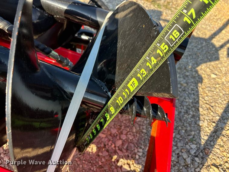image for item ER3366 GIYI skid steer auger