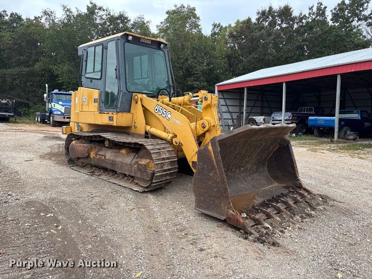 image for item ER3371 2003 John Deere 655C Series II track loader