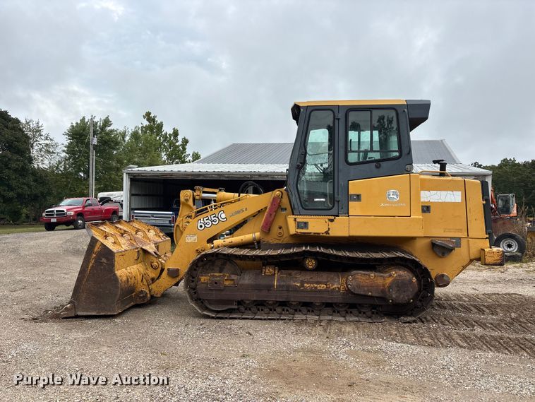 image for item ER3371 2003 John Deere 655C Series II track loader