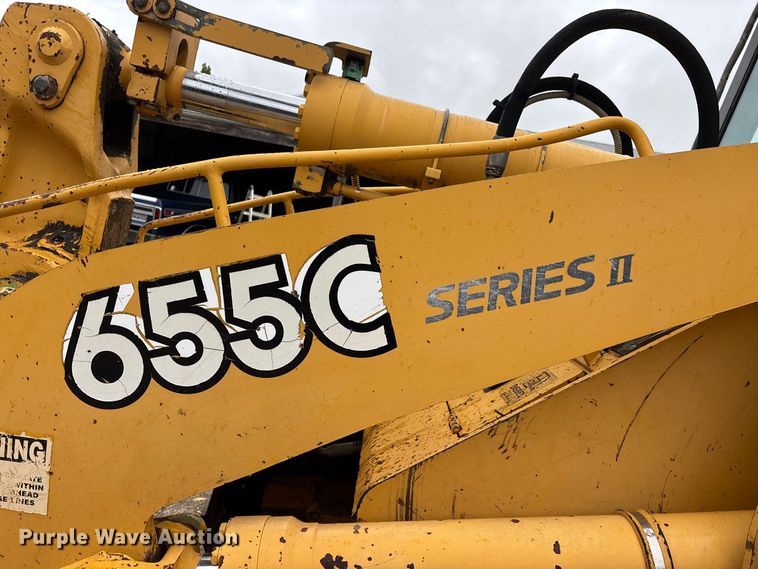 image for item ER3371 2003 John Deere 655C Series II track loader