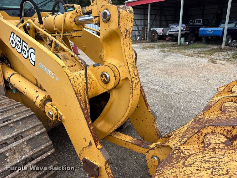 image for item ER3371 2003 John Deere 655C Series II track loader