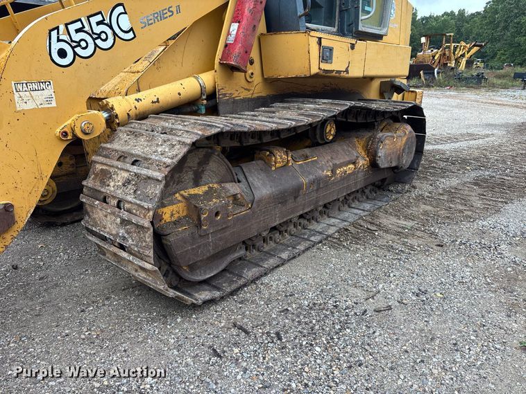 image for item ER3371 2003 John Deere 655C Series II track loader