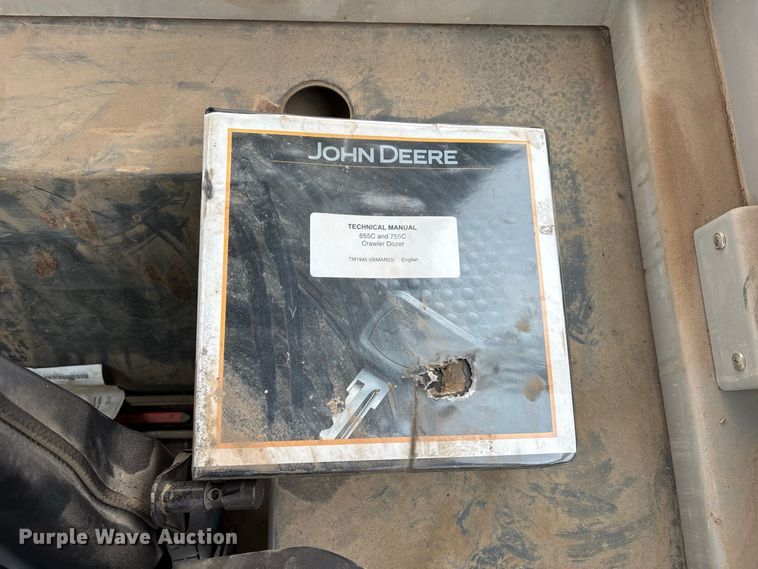 image for item ER3371 2003 John Deere 655C Series II track loader