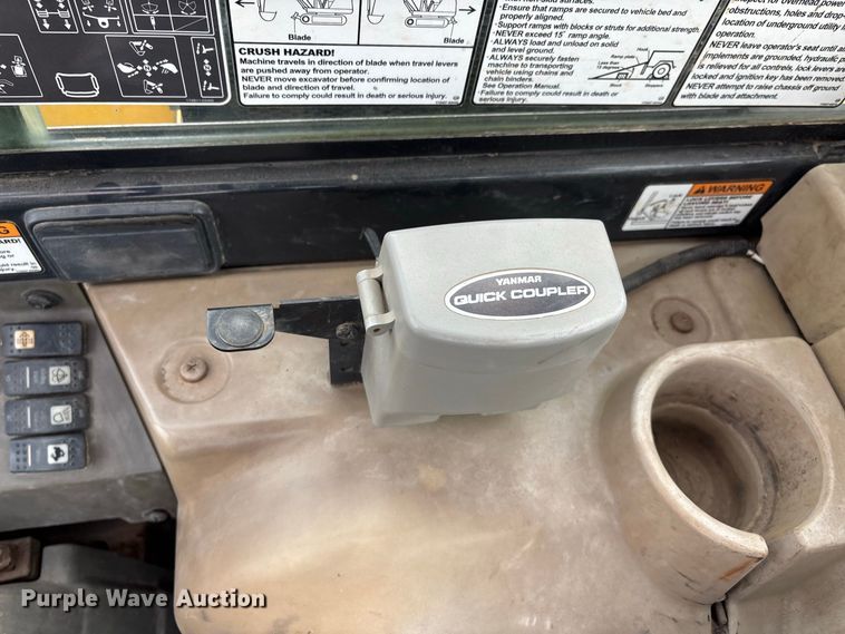 image for item ER3382 Yanmar ViO80 mini excavator