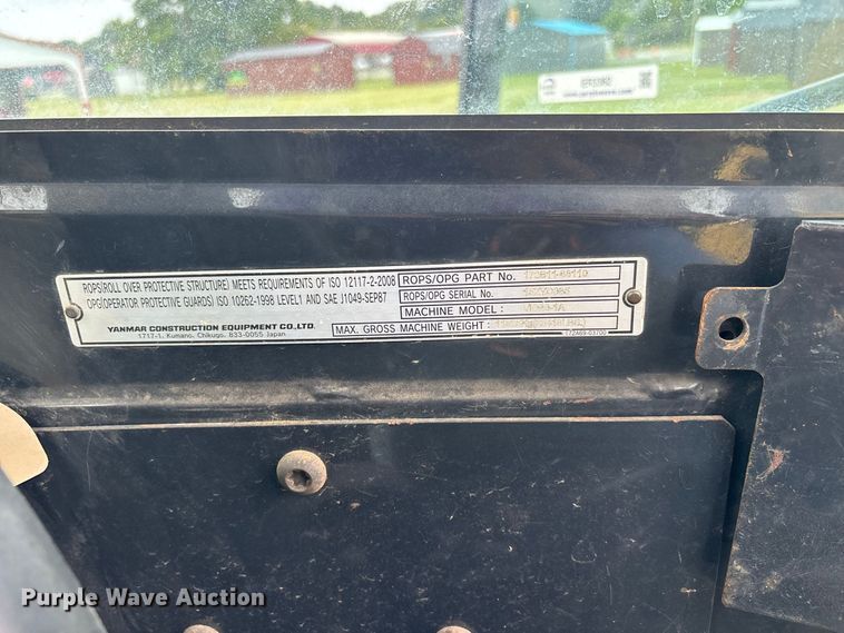 image for item ER3382 Yanmar ViO80 mini excavator