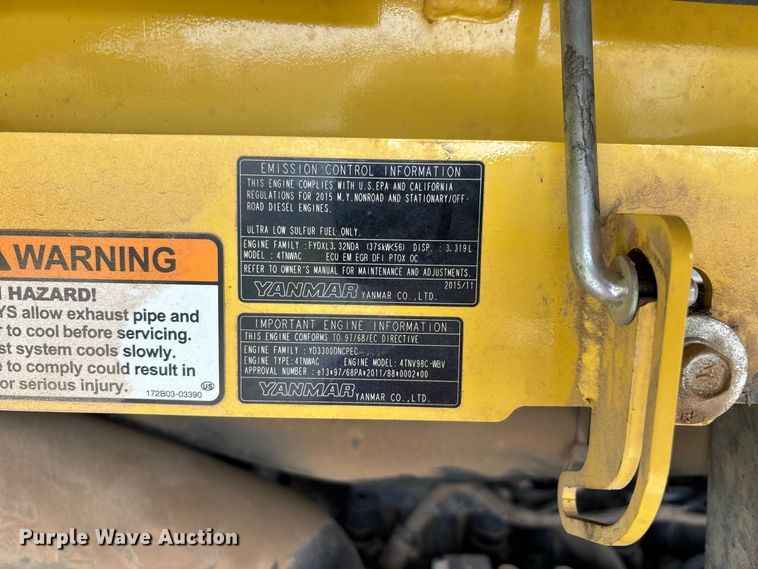 image for item ER3382 Yanmar ViO80 mini excavator
