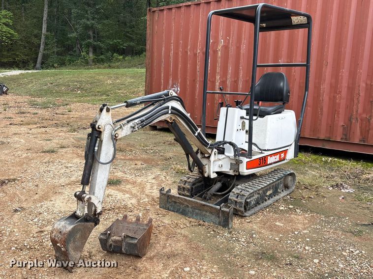 2003 Bobcat 316 mini excavator