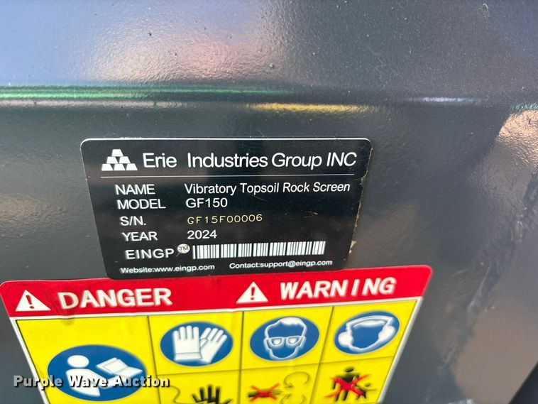image for item ES8171 2024 Erie GF150 vibratory screen