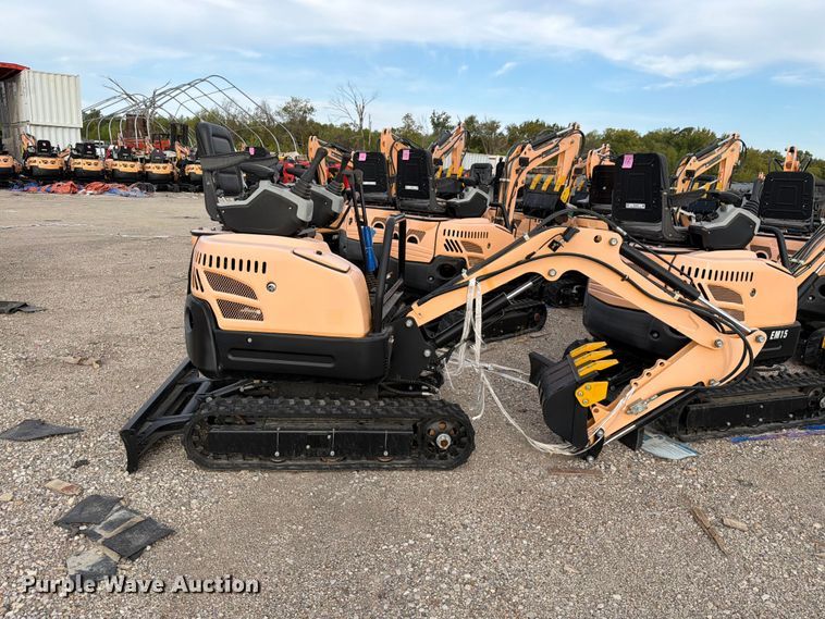 image for item EU1545 2024 Erie Industries EM15 mini excavator