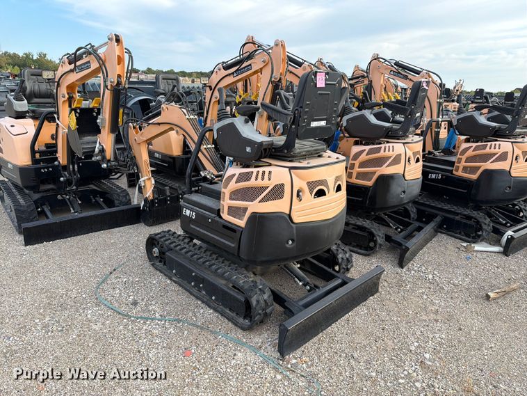 image for item EU1546 2024 Erie Industries EM15 mini excavator