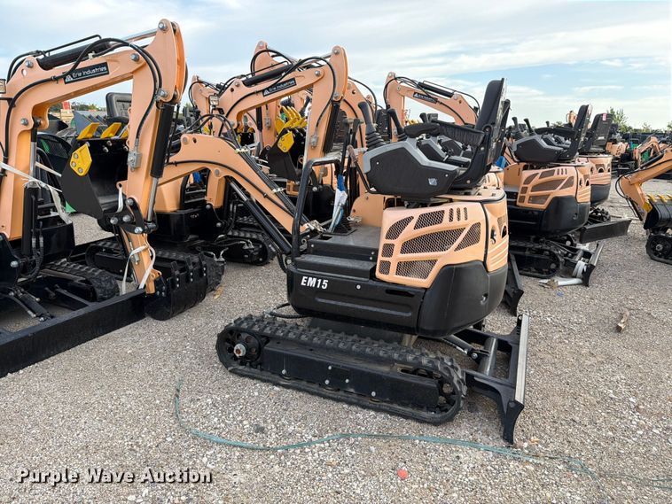 image for item EU1546 2024 Erie Industries EM15 mini excavator