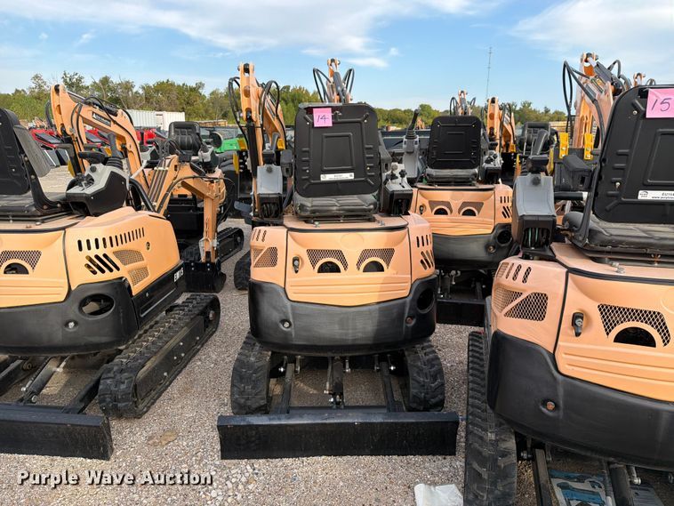 image for item EU1547 2024 Erie Industries EM15 mini excavator