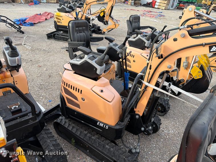 image for item EU1547 2024 Erie Industries EM15 mini excavator
