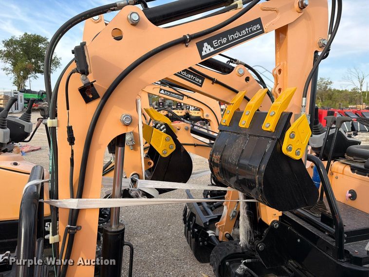 image for item EU1547 2024 Erie Industries EM15 mini excavator