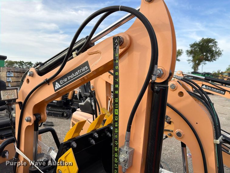 image for item EU1547 2024 Erie Industries EM15 mini excavator