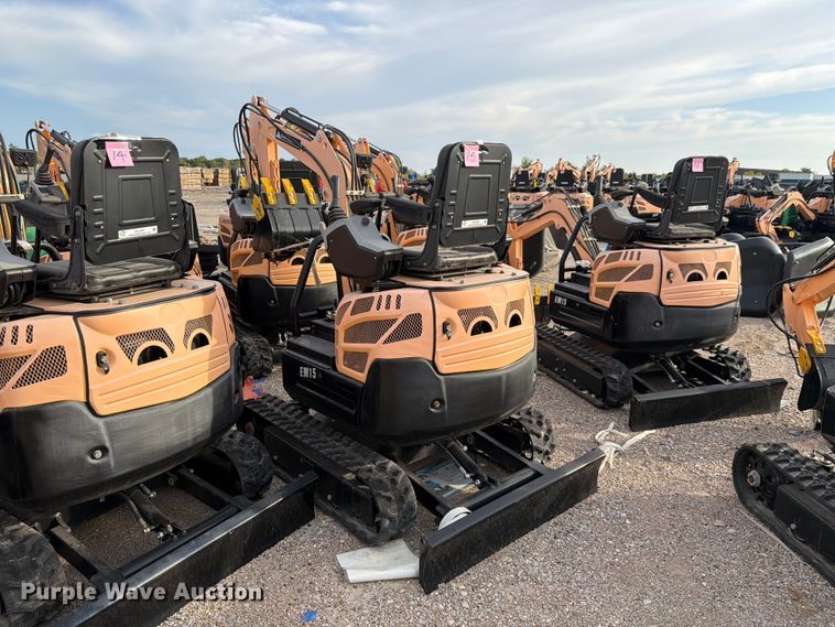 image for item EU1548 2024 Erie Industries EM15 mini excavator