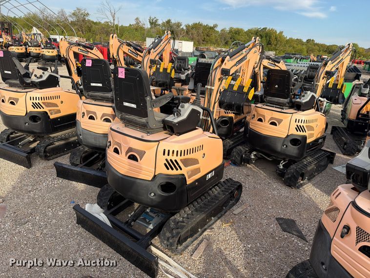 image for item EU1548 2024 Erie Industries EM15 mini excavator