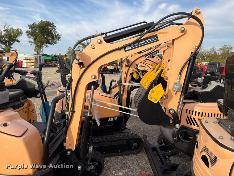 image for item EU1548 2024 Erie Industries EM15 mini excavator