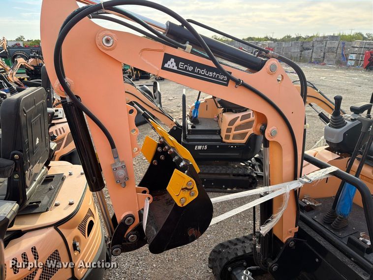 image for item EU1548 2024 Erie Industries EM15 mini excavator
