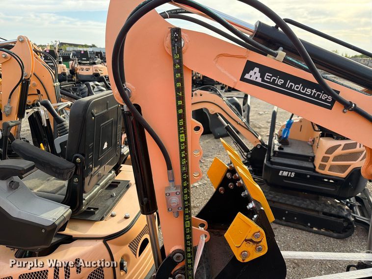 image for item EU1548 2024 Erie Industries EM15 mini excavator