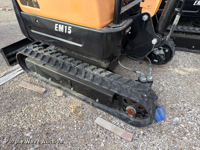 image for item EU1548 2024 Erie Industries EM15 mini excavator