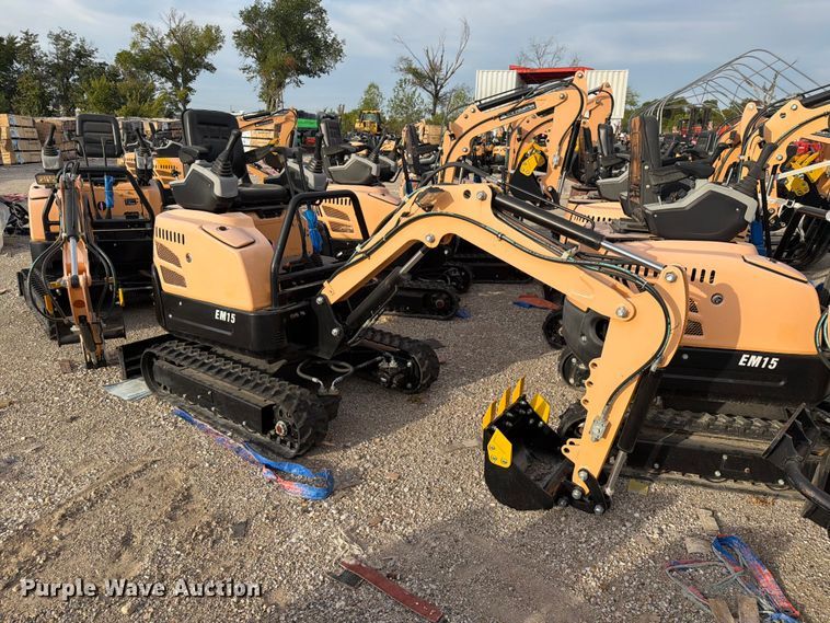 image for item EU1549 2024 Erie Industries EM15 mini excavator