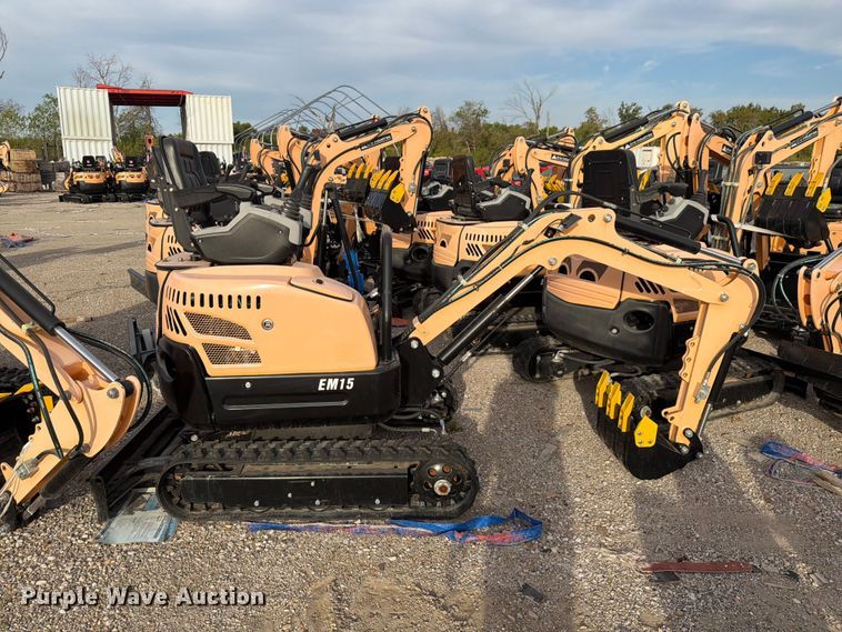 image for item EU1549 2024 Erie Industries EM15 mini excavator