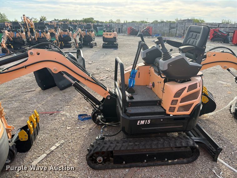 image for item EU1549 2024 Erie Industries EM15 mini excavator