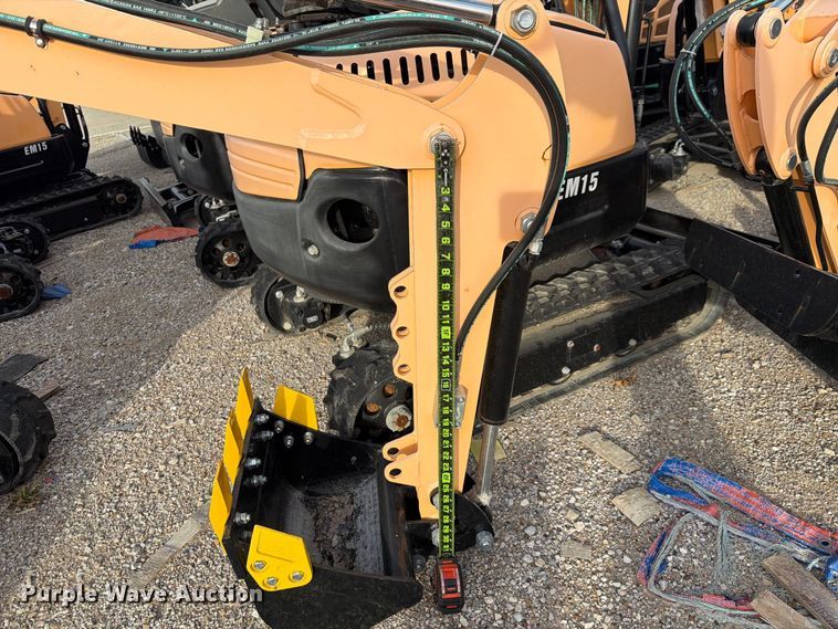 image for item EU1549 2024 Erie Industries EM15 mini excavator