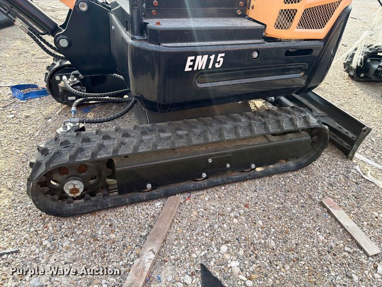 image for item EU1549 2024 Erie Industries EM15 mini excavator