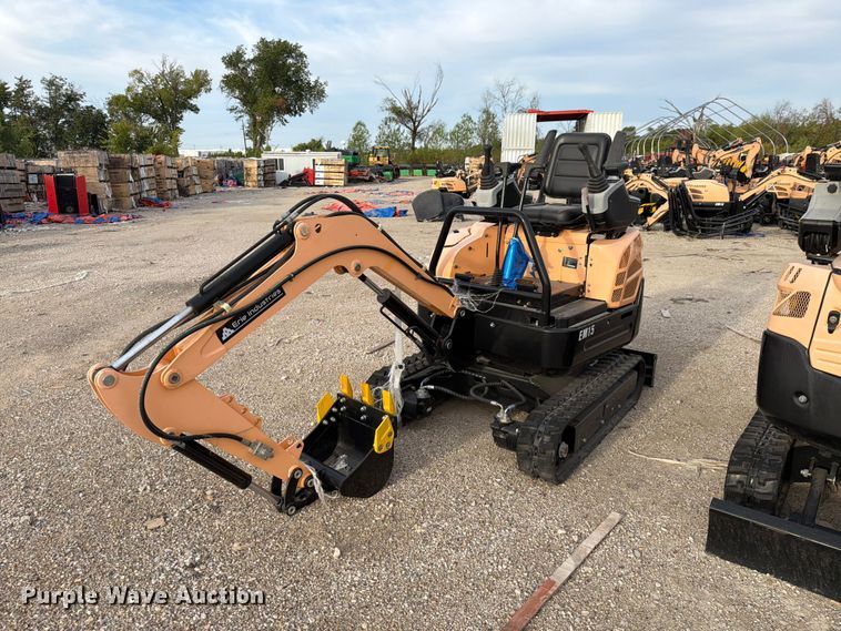image for item EU1550 2024 Erie Industries EM15 mini excavator