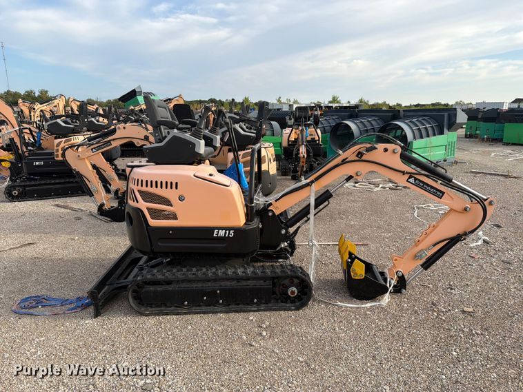 image for item EU1550 2024 Erie Industries EM15 mini excavator