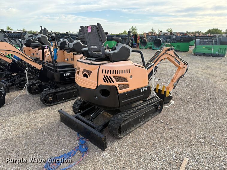 image for item EU1550 2024 Erie Industries EM15 mini excavator