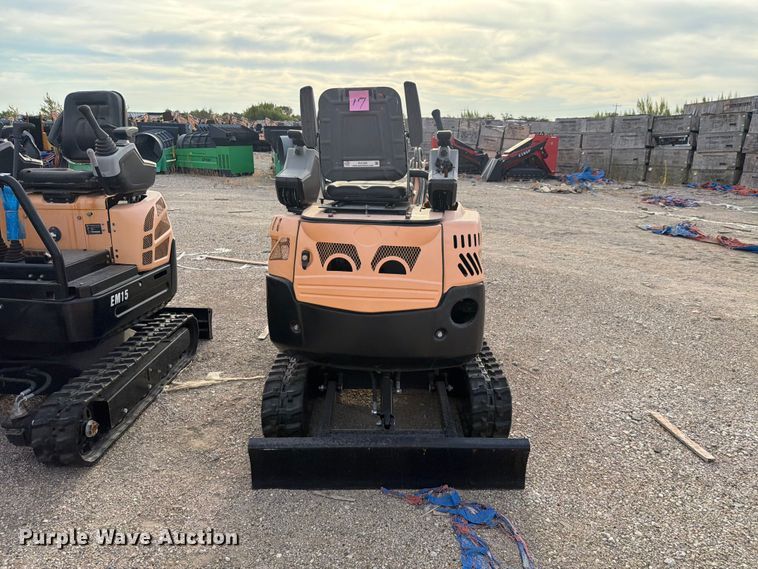 image for item EU1550 2024 Erie Industries EM15 mini excavator