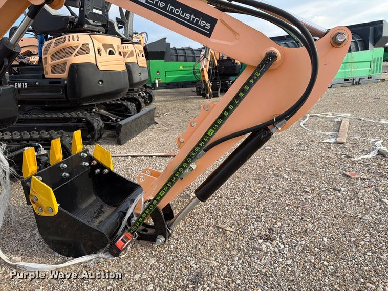 image for item EU1550 2024 Erie Industries EM15 mini excavator