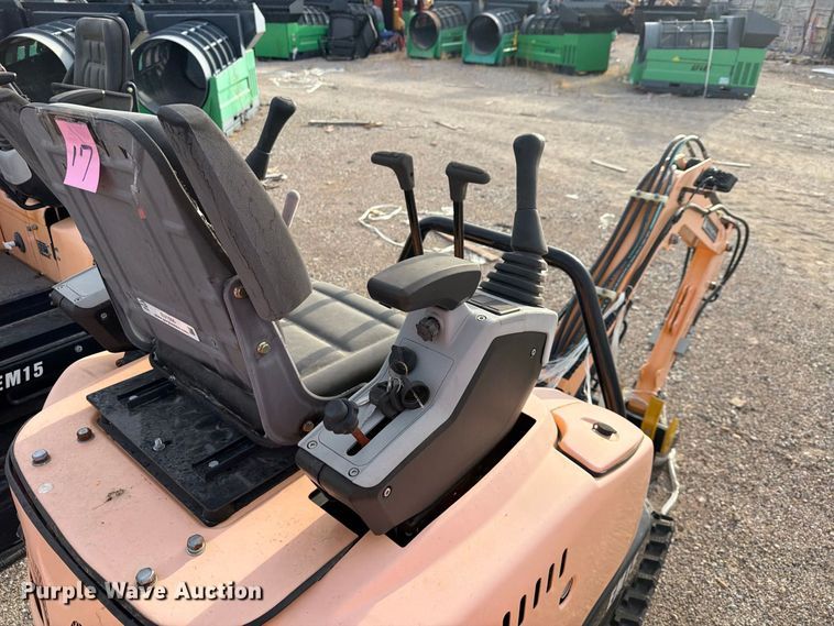 image for item EU1550 2024 Erie Industries EM15 mini excavator