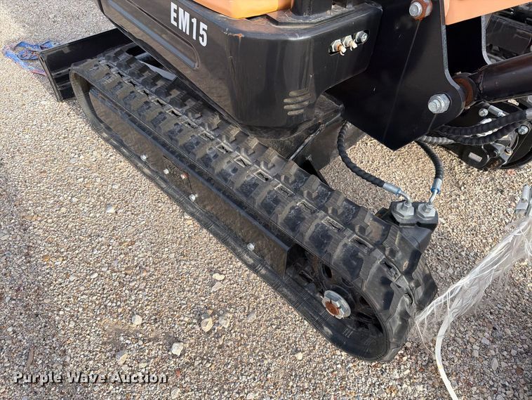 image for item EU1550 2024 Erie Industries EM15 mini excavator