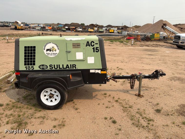 image for item EW2149 2014 Sullair 185DPQ CAi4 EPA air compressor