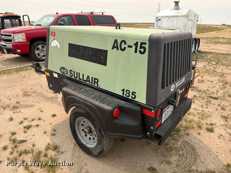 image for item EW2149 2014 Sullair 185DPQ CAi4 EPA air compressor