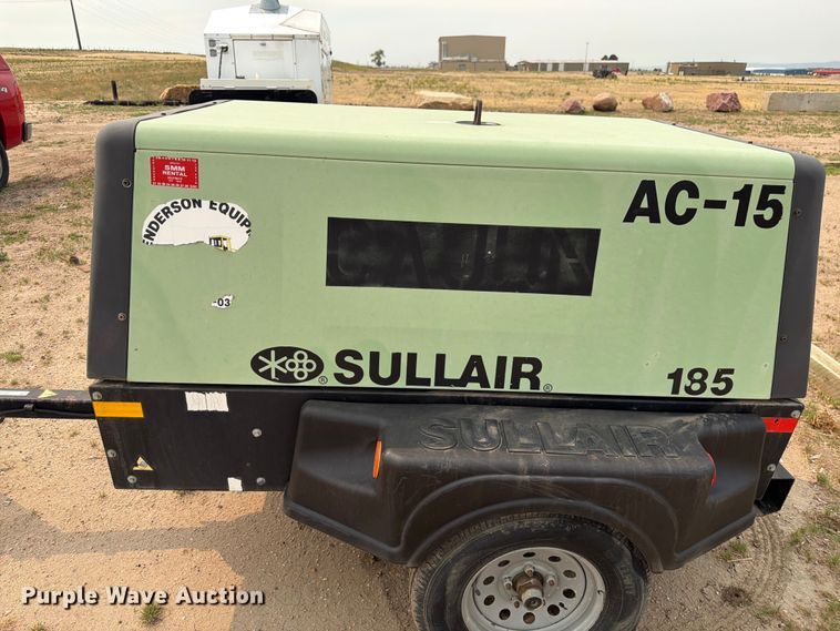 image for item EW2149 2014 Sullair 185DPQ CAi4 EPA air compressor